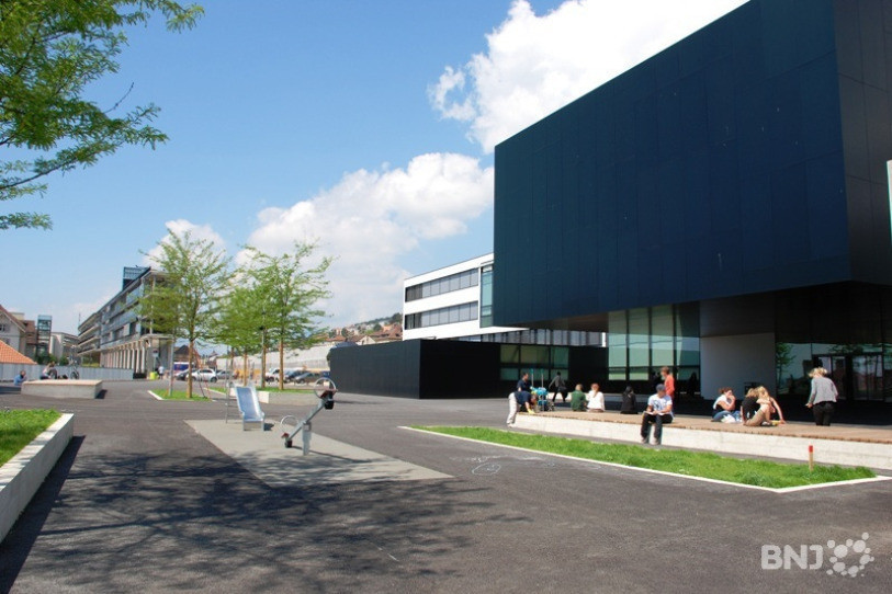 Le campus de la HE-Arc près de la gare de Neuchâtel. (Image: Archives)