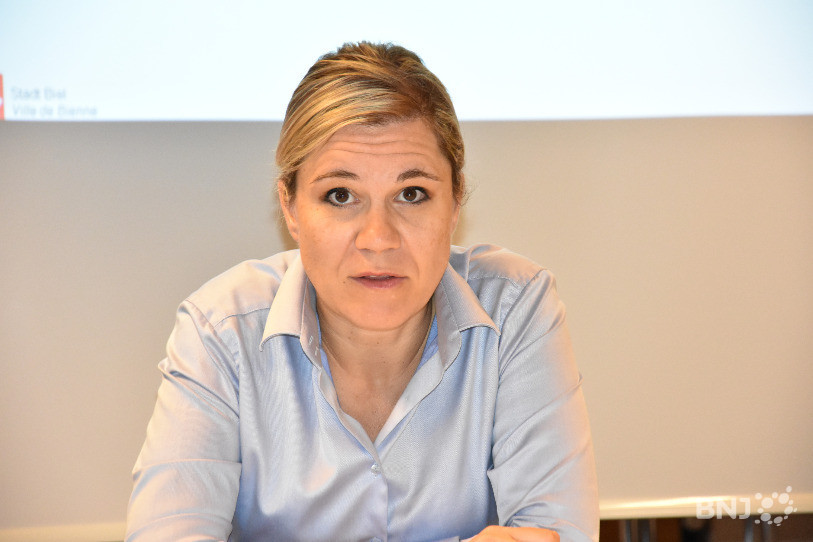 Silvia Steidle, directrice des Finances biennoises, a assisté à des discussions nourries avant de voir le budget 2022 approuvé par le Conseil de ville.