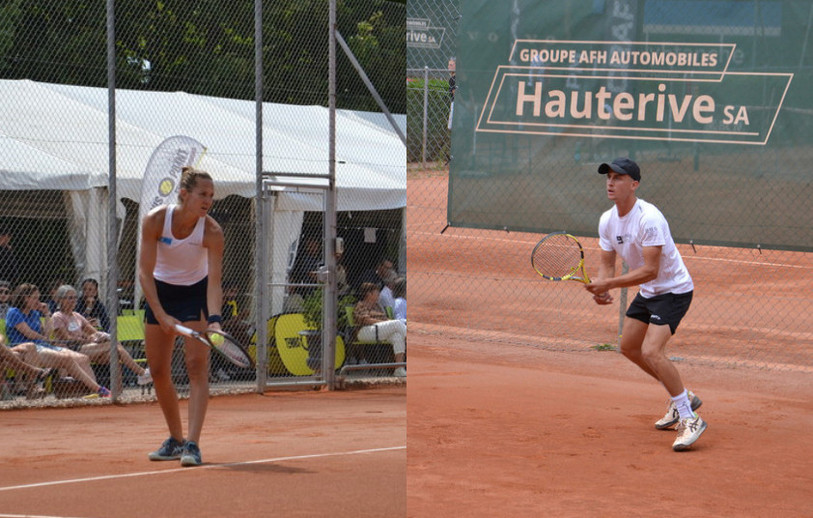 Conny Perrin et Damien Wenger ont longtemps défendu les couleurs du TC Mail et du CT Neuchâtel en Ligue nationale A. (photo : archives)
