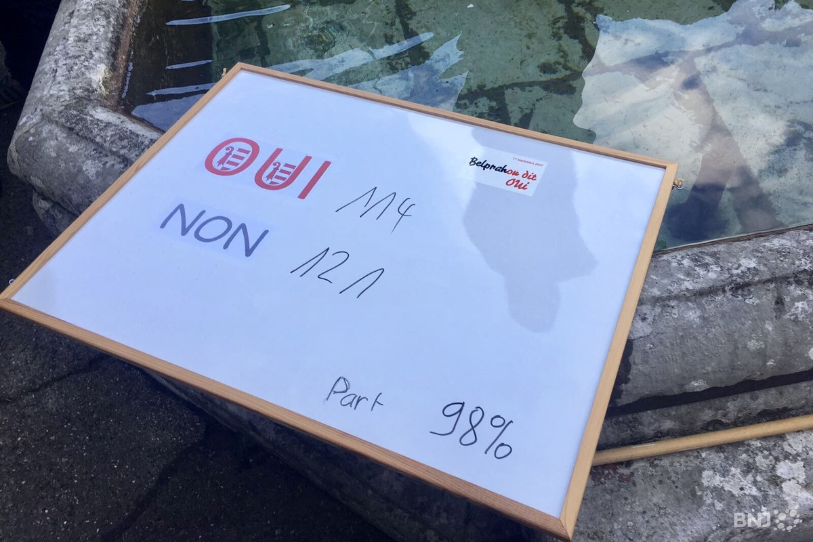 Le résultat du vote avait été très serré du côté de Belprahon.