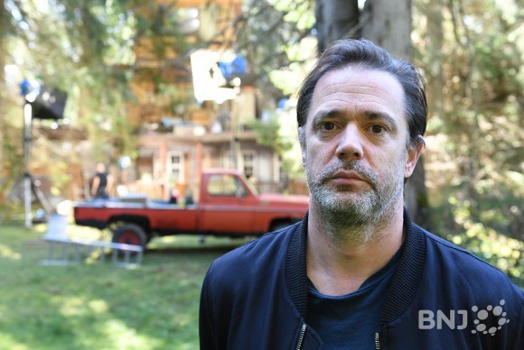 Christof Neracher sur le plateau du tournage de « Jill »