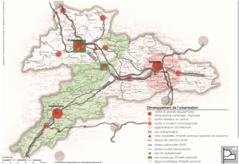 Plan directeur cantonal, DÉVELOPPEMENT DE L’URBANISATION