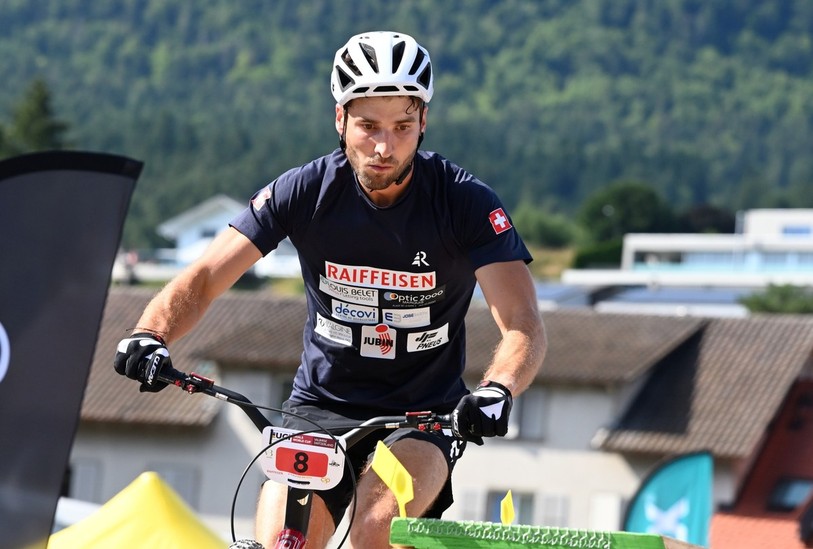 Lucien Leiser a décroché une nouvelle Coupe de Suisse de vélo trial. (Photo : archives Georges Henz)