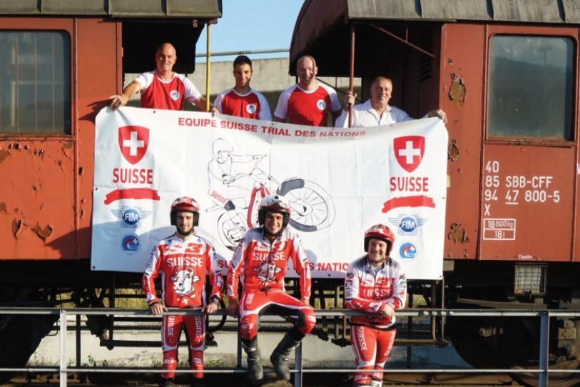 En bas de g. à d. : Noé Pretalli, Steve Erzer et Julien Minerba