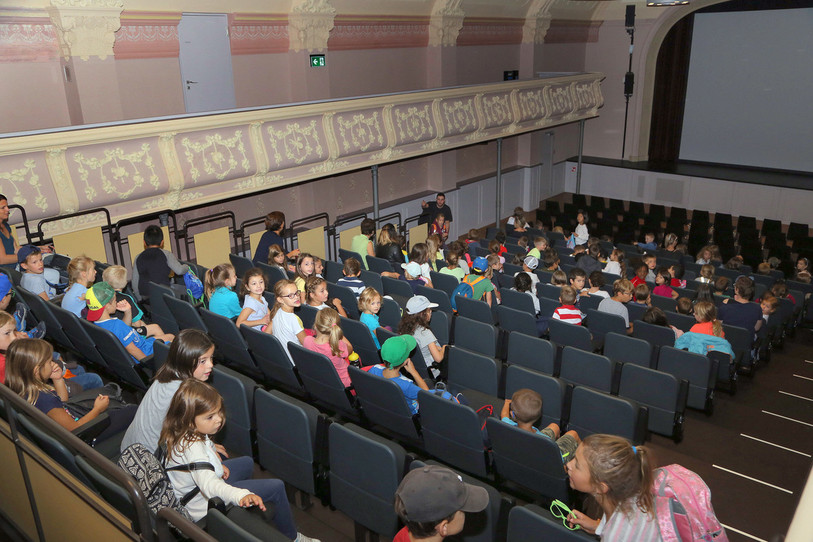 La jeunesse a déjà pu découvrir les projections scolaires (photo : BIST/Roger Meier)