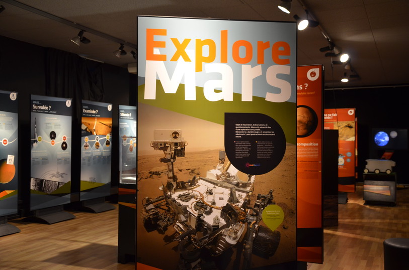Image de l'exposition Explore Mars au musée d'histoire naturelle