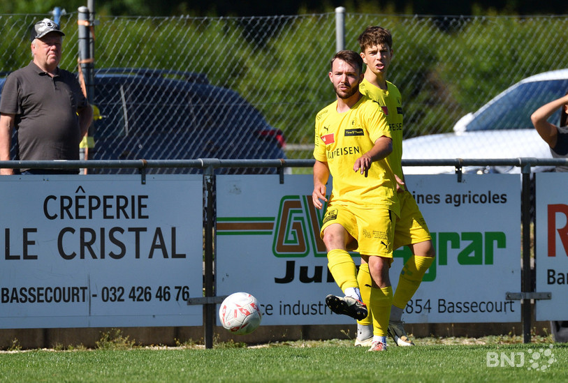 Gabriel Rondez a marqué son premier but avec le FC Bassecourt. (Photo : archives/Georges Henz)