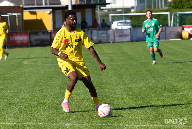 Thibault Lancry a marqué un des deux buts du FC Bassecourt en terre vaudoise. (Photo : archives Georges Henz)