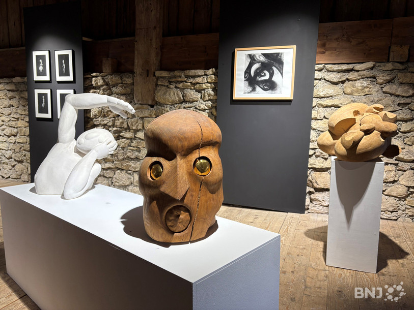 Les sculptures tout en rondeur de Michel Nicolet.
