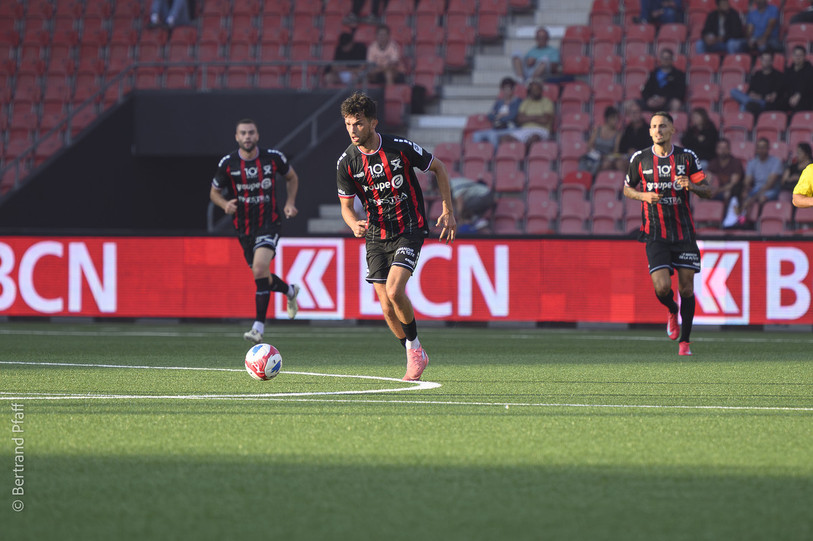 Shkelqim Demhasaj a inscrit ses 9e et 10e réussites de la saison contre Rapperswil. (Photo : Bertrand Pfaff)