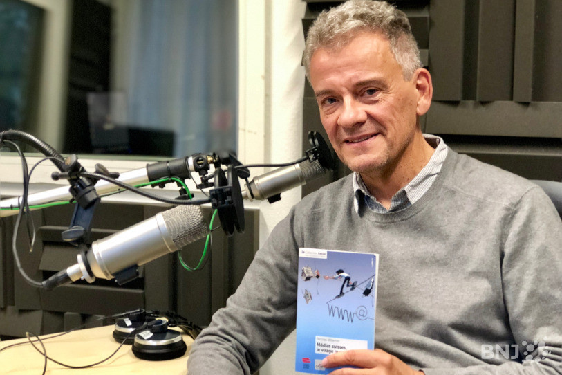 Nicolas Willemin est venu dans Place publique présenter son livre « Médias suisses, le virage numérique ». 