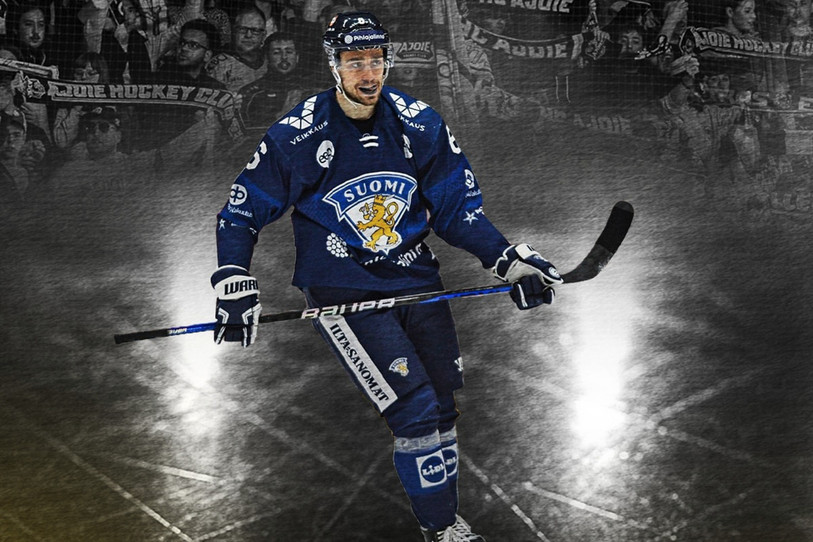 Niklas Friman a foulé la patinoire ajoulote pour la première fois lundi. (Photo : HC Ajoie)