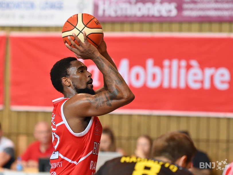 Vincent Bailey est sorti sur blessure à l'entame du troisième quart-temps (photo: Georges Henz).