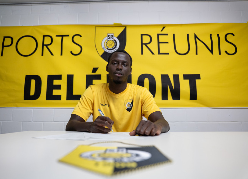 Abdoulaye Koté débarque aux SR Delémont depuis La Chaux-de-Fonds. (Photo : Thomas Henzelin)
