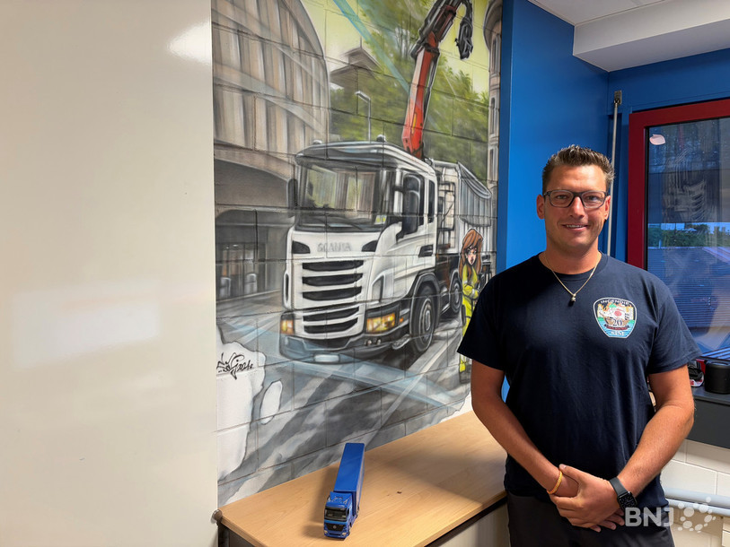 Steven Jeanmaire a coordonné les différents conducteurs ce samedi matin.