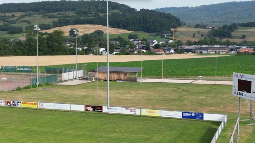 Le Padel United Courtételle prendra place à côté des terrains de tennis et de la piste de pétanque dans le secteur du centre sportif. (Photo: PUC.)