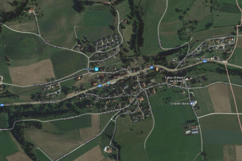 Ian Laubscher reprendra les commandes de la commune de Grandval dès 2019. (Photo: Google maps)