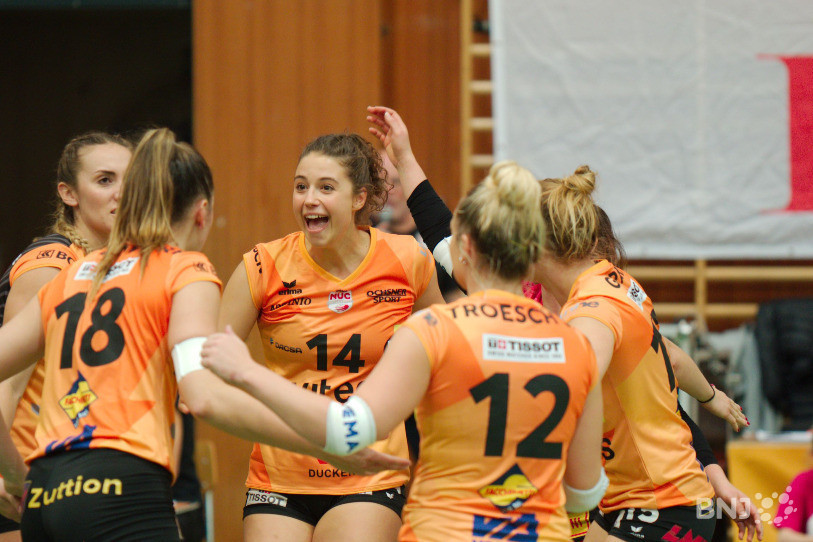 Les joueuses du NUC ont fait tomber le leader.