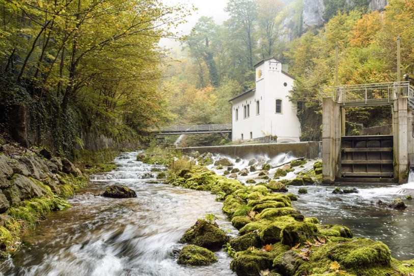 ESB produit notamment de l'électricité dans les gorges du Taubenloch à Bienne. (Image: ESB)
