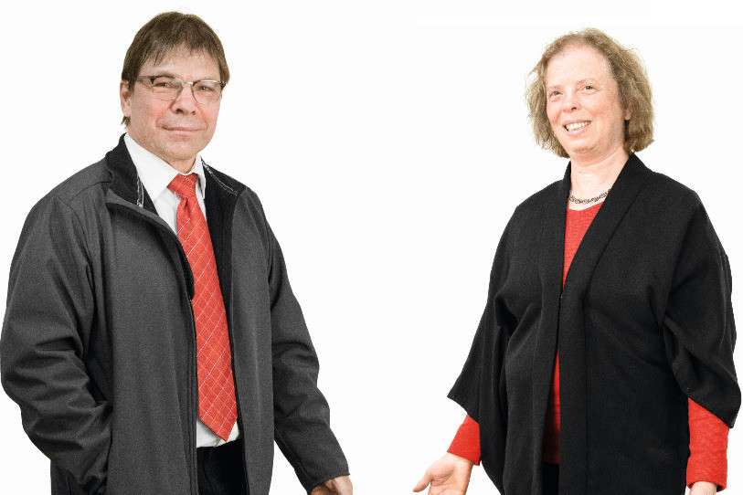 Les deux candidats au Conseil municipal, Olivier Zimmermann (à gauche) et Bettina Zürcher. (Image: PS St-Imier)
