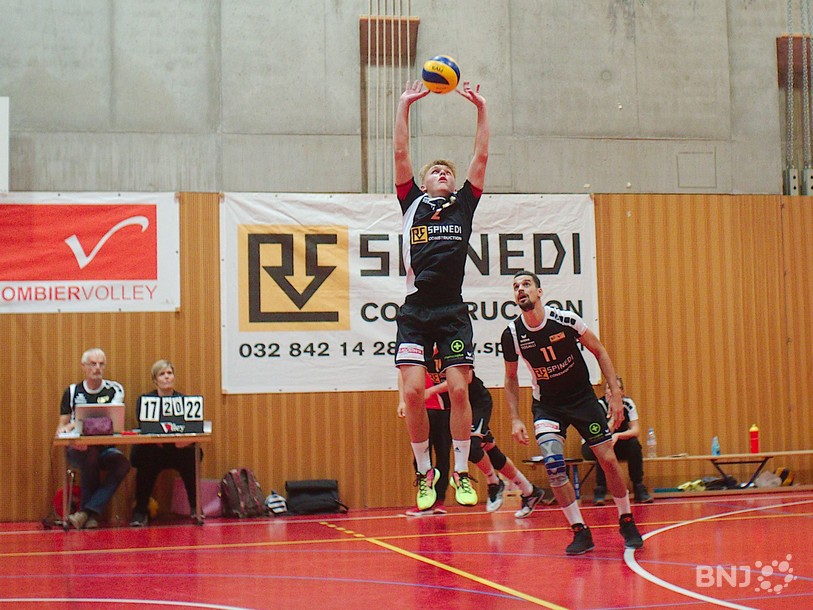Les volleyeurs de Colombier concluent leur saison régulière par une défaite. (photo : archives)