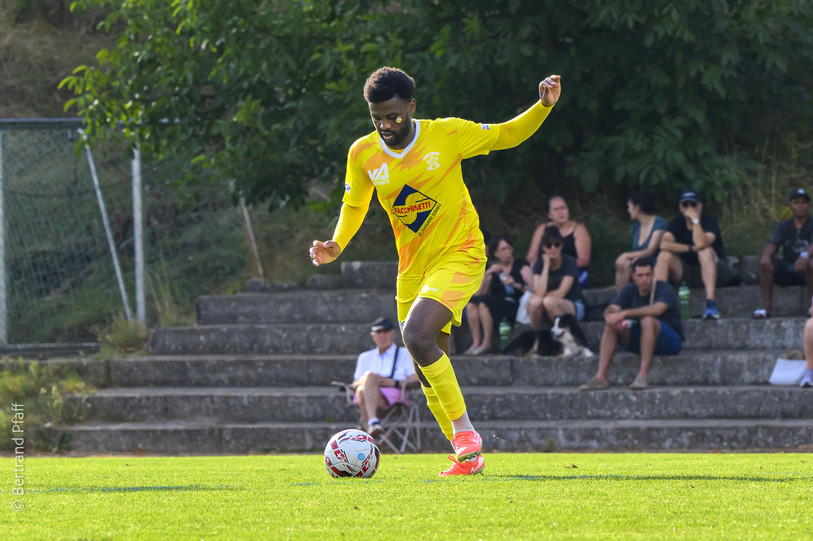 Julius Adebissi Oke a marqué un des deux buts du match. (Photo : archives).