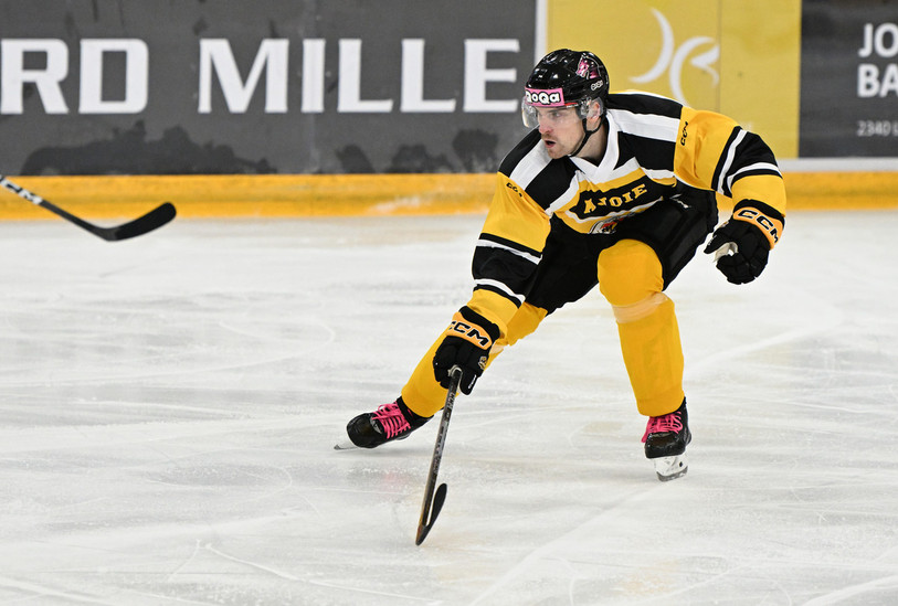 Julius Nättinen a marqué pour le HC Ajoie dimanche en match de préparation. (Photo: archives Georges Henz)