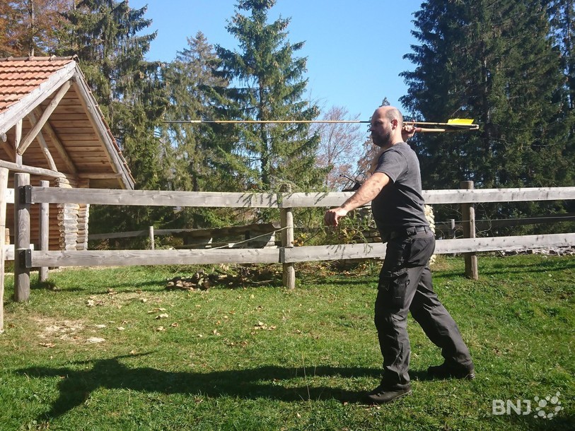 Nouveauté cette année: les participants pouvaient aussi s'affronter dans une compétition de sagaie.