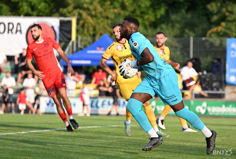 Anthony Mossi a été préféré à Edin omeragic pour cette rencontre amicale face au FC Sion. (photo d'archives : Georges Henz).
