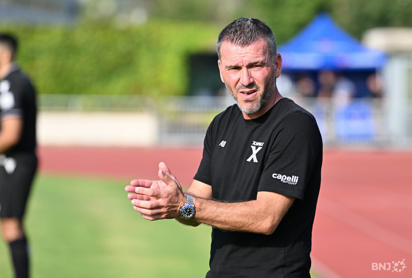 Pour le dernier match de la saison, le coach de Xamax Anthony Braizat retrouvera son ancien club. (Photo : Georges Henz).