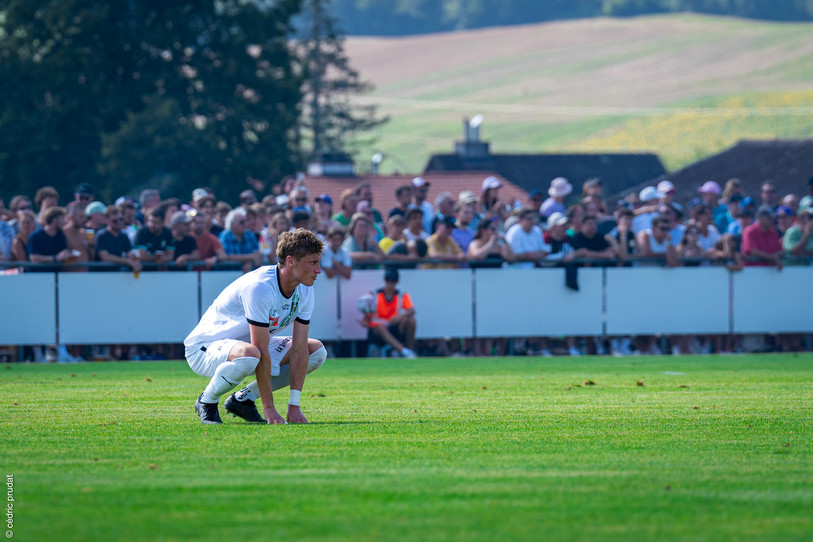 Le but de Jérémy Ducommun n'a pas permis au FC Courtételle de ramener des points de Zurich. (Photo : Cédric Prudat)
