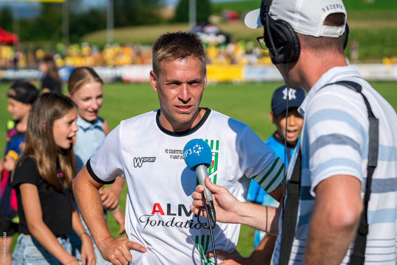 Tom Villemin est le capitaine du FC Courtételle. (Photo archives : Cédric Prudat)