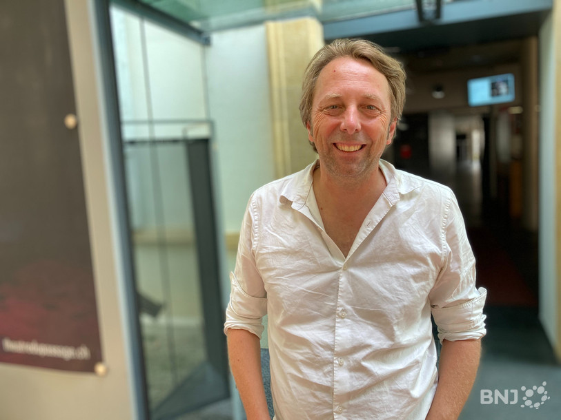 Robert Sandoz, nouveau directeur du Théâtre du Passage à Neuchâtel.