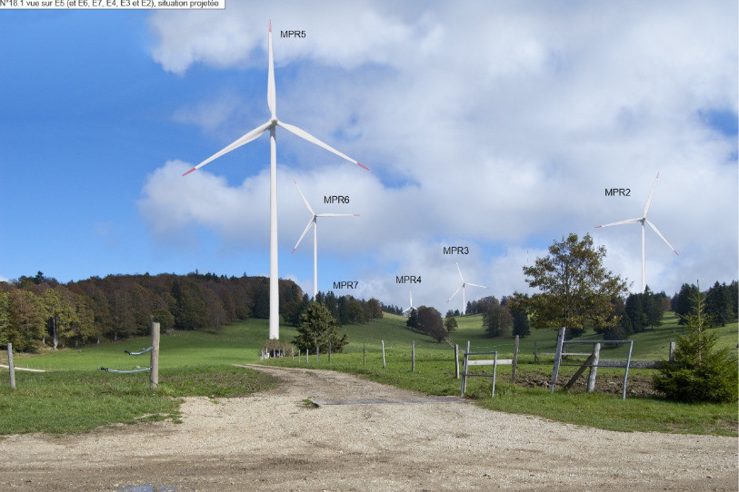Une partie du projet en photomontage. (Image: ESB)