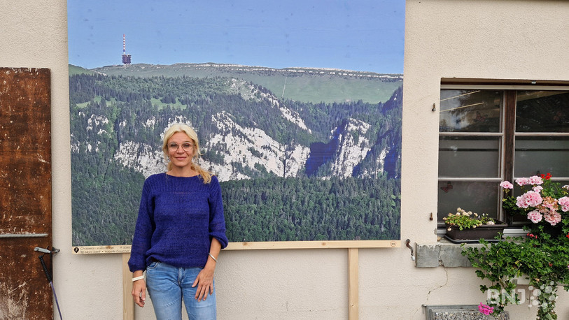 Lorsqu’on lui demande si elle a une photo favorite, Géraldine Guesdon répond que les onze images (ici à la Métairie de Meuringue) sont toutes « merveilleuses, car chacune montre une facette extraordinaire du Chasseral ».