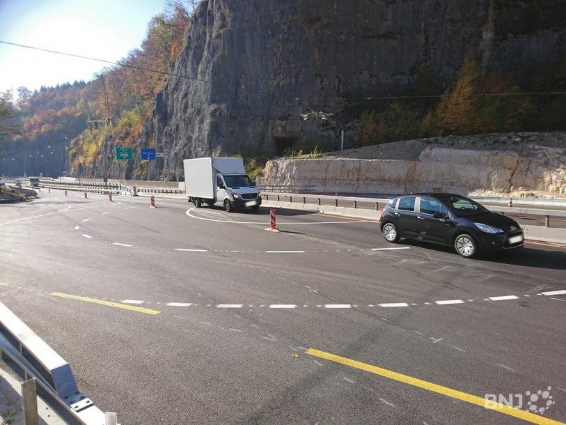 Traverser le marquage du giratoire ne sera plus possible dès lundi