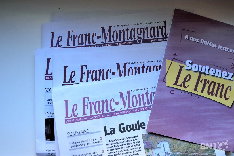 Le journal Le Franc Montagnard a 120 ans cette année.