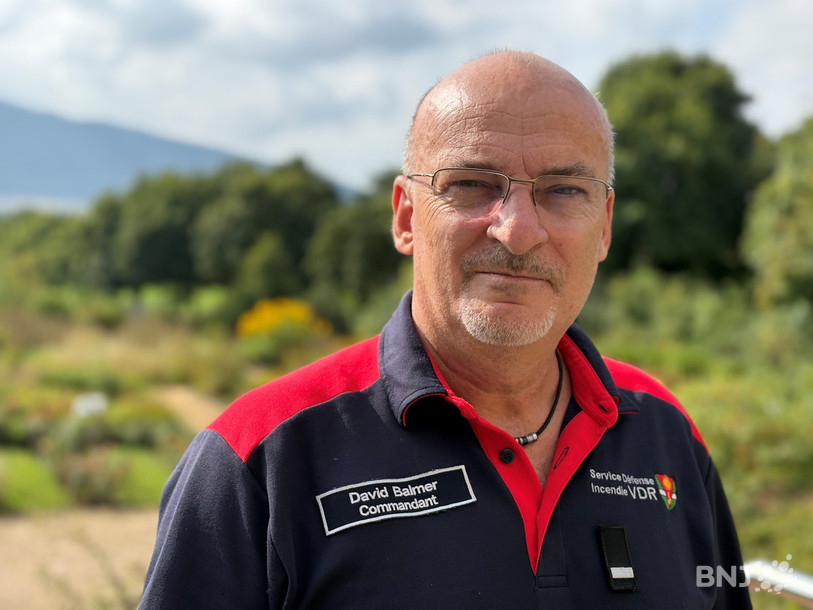 David Balmer, le commandant du Service de défense incendie du Val-de-Ruz sera présent avec ses équipes à Fête la Terre.