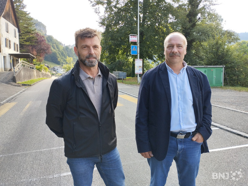 De gauche à droite : Didier Receveur et Yves Charmillot, ici sur la ligne de départ de la course de côte à St-Ursanne, ont présenté leurs objectifs ce samedi matin.