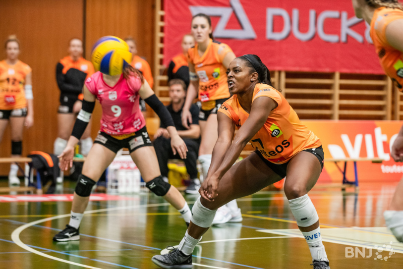 Malgré le gain du premier set, le NUC n'a pas réussi à prendre le meilleur sur l'équipe tessinoise du VB Lugano (photo : archives)