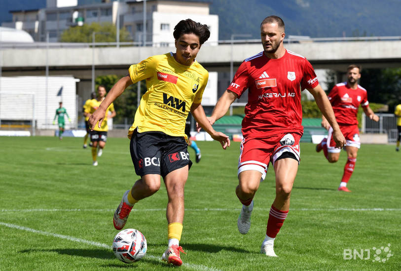 Fares Toumi a délivré les SRD en ouvrant le score à la 69e contre Besa. (Photo : Georges Henz).