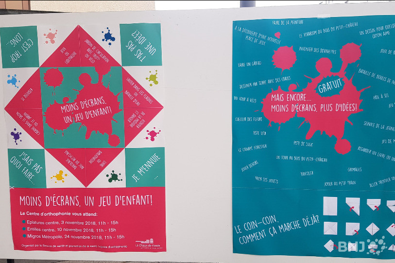 La campagne se déploiera notamment dans les centres commerciaux de La Chaux-de-Fonds avec des stands d'information.