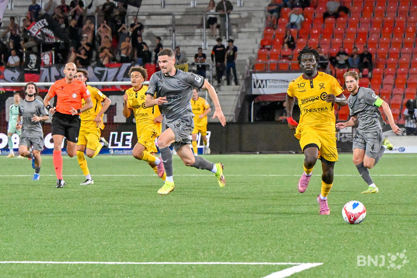 Koro Kone a inscrit sa 3e réussite de la saison lundi soir (Photo : Bertrand Pfaff).