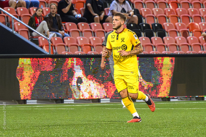 Romain Bayard dit affectionner ce rôle de milieu défensif. (Photo : B.Pfaff)