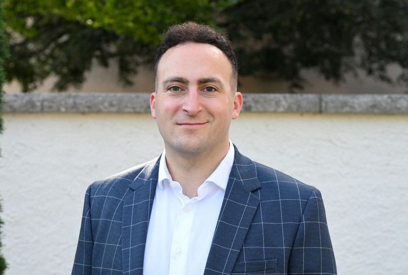 Le candidat au Gouvernement Valentin Zuber (PS) s'est présenté ce vendredi dans « La Matinale ». (Photo : Georges Henz.)