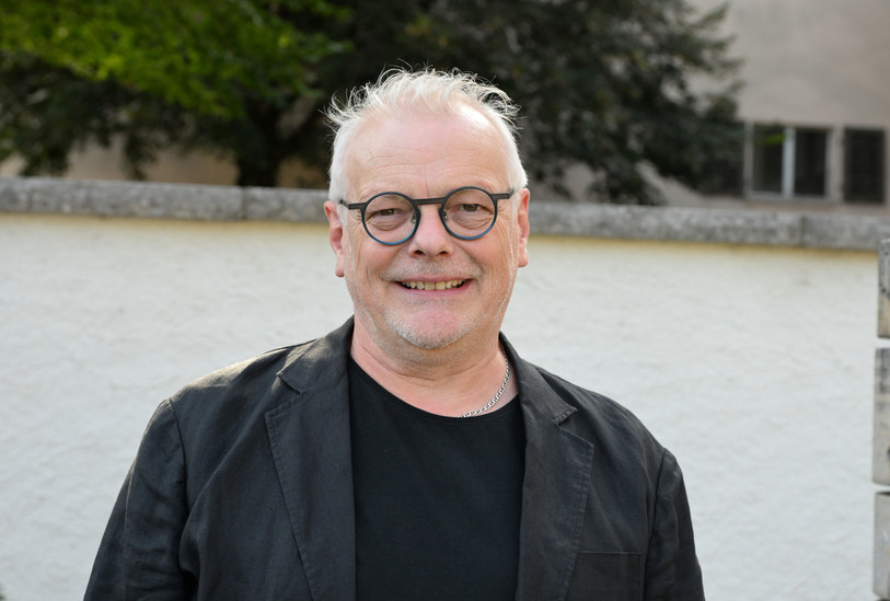 Le candidat au Gouvernement Christophe Schaffter (CS-POP)  s'est présenté ce jeudi dans « La Matinale ». (Photo : Georges Henz.)
