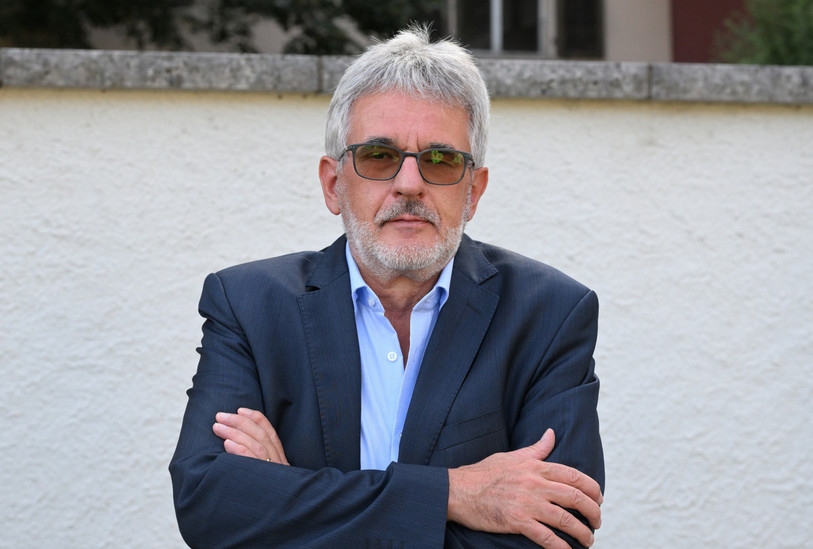 Le candidat au Gouvernement Fred-Henri Schnegg (UDC) s'est présenté ce mardi dans « La Matinale ». (Photo : Georges Henz.)