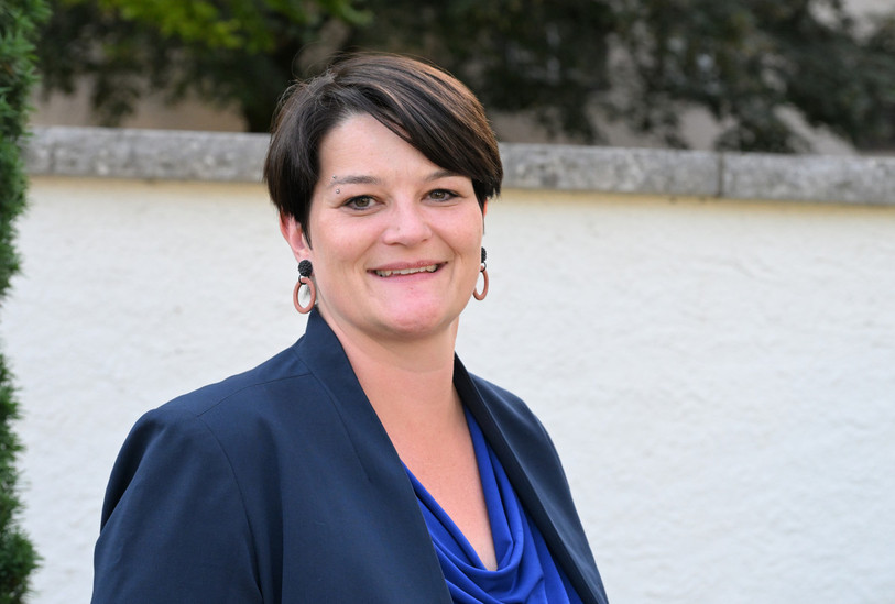 La candidate au Gouvernement Anne
Froidevaux (Le Centre) s'est présentée ce mardi dans « La Matinale ». (Photo : Georges Henz.)