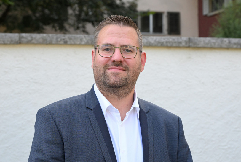 Le candidat au Gouvernement Clément Piquerez (Le Centre) s'est présenté ce lundi dans « La Matinale ». (Photo : Georges Henz.)