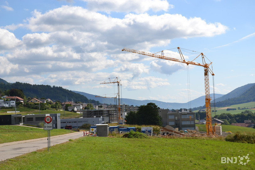 La zone de la Clef à St-Imier attend sa halte CFF (photo: archives).